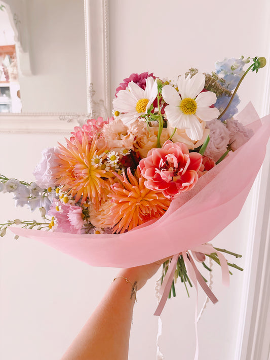 The Pippa - Apricot and Raspberry Tones